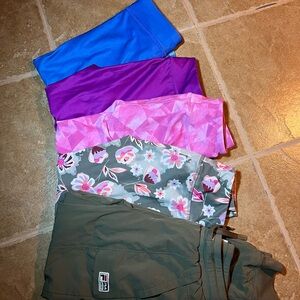 Kids girls size 7/8 pants leggings lot Colorful Bottoms Set